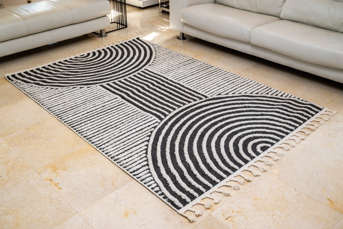 שטיח קווינסי B0134-34 שחור