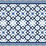 שטיח פיויסי פרינס - אריחים כחול