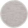 שטיח אגרה עגול - E078C אפור כהה