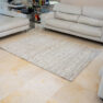 שטיח טרינקט - T167 אפור בהיר/לבן